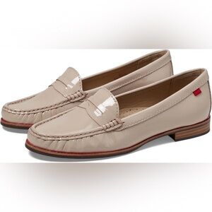 Marc Joseph East Village Nude Patent Penny Loafers